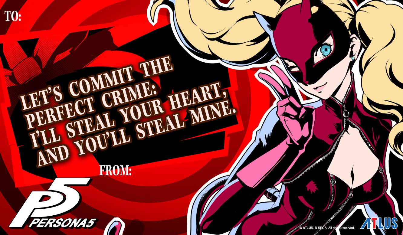 Persona 5 Valentine Card
